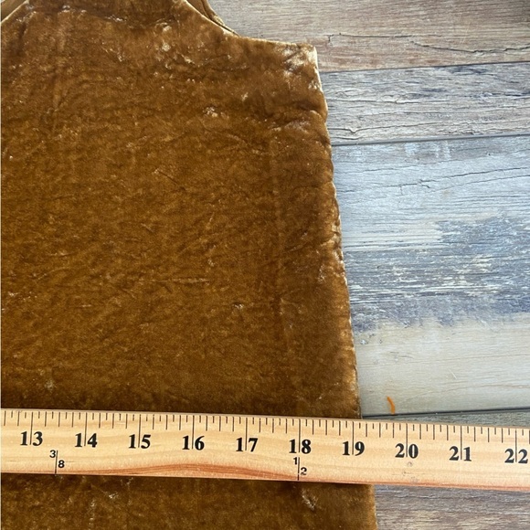 LOFT Brown Velvet Sleeveless Blouse - Picture 8 of 10